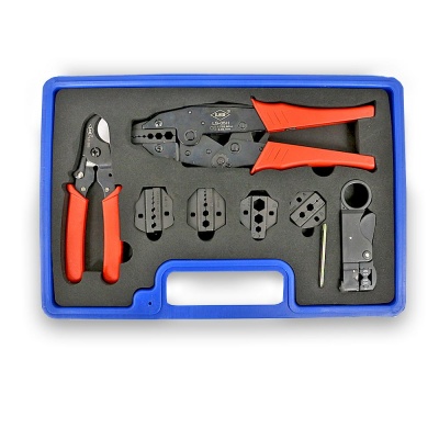 Набор инструментов KI-C52 для обжима кабелей Набор инструментов KI-C52 для обжима кабелей