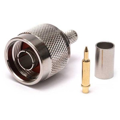 Разъем обжимной N-111/8D N-male 8D-FB