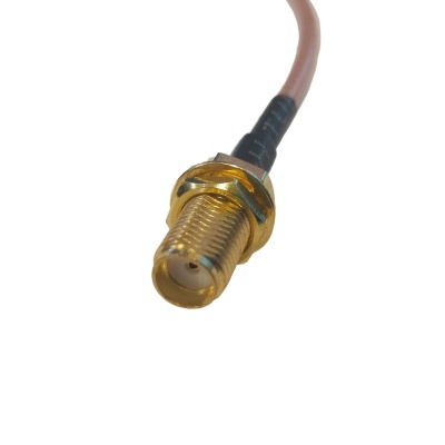 Переходник SMA-female - MMCX угловой пигтейл Переходник SMA-female - MMCX угловой пигтейл